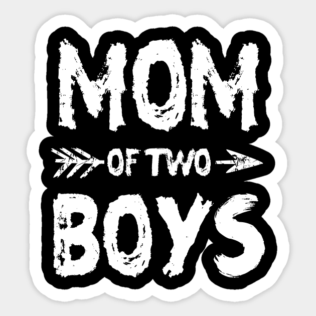 Mom of two boys Sticker by vnsharetech